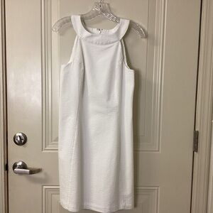 VINEYARD VINES White High-Cut Shoulders Sleeveless Dress SZ 2 EUC $178